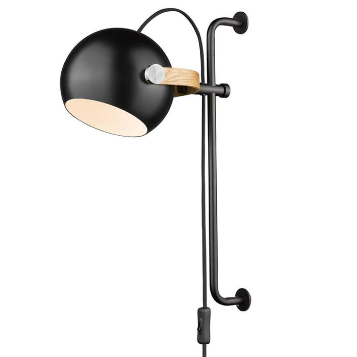 Halo Design - D.C væglampe, Ø18 cm. sort