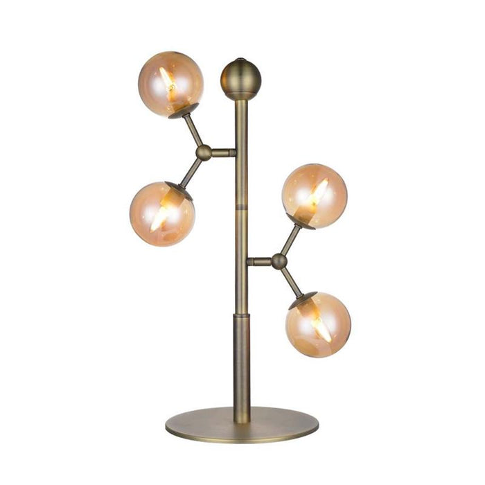 Halo Design - Atom bordlampe, antique brass