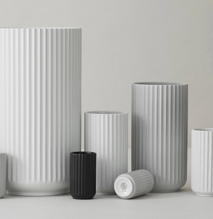 Lyngby - vase lys grå 10cm