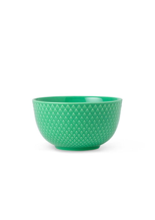 Lyngby - Rhombe Color Skål Ø11 cm grøn  porcelæn