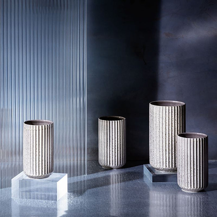 Lyngby - Radiance vase H: 15 grå