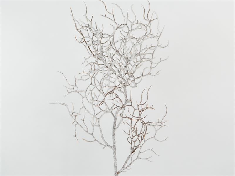 Kunstig gren med glimmer og sne, 75cm 1011-70