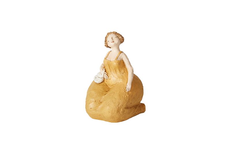 Speedtsberg - Dame siddende, gul, 150522