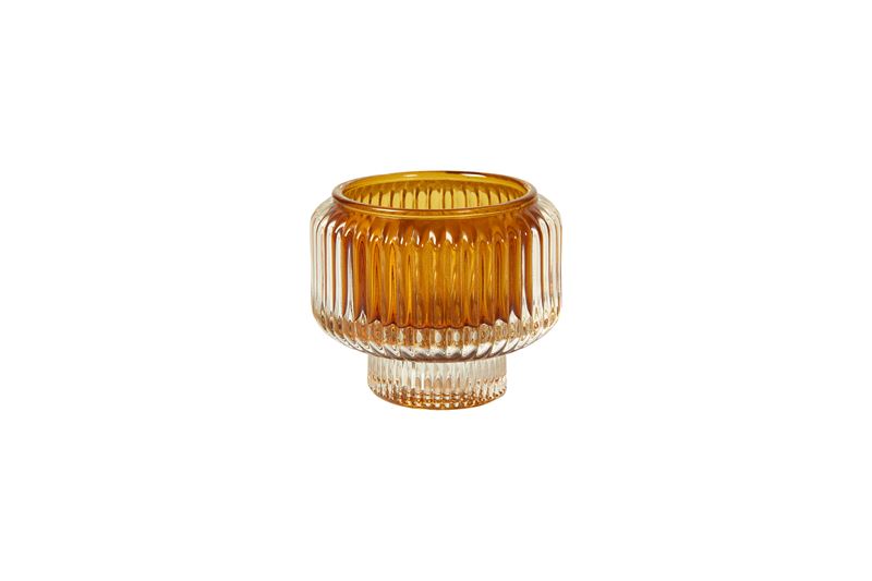 Speedtsberg - Oli, vendbar lysestage, amber (160055)