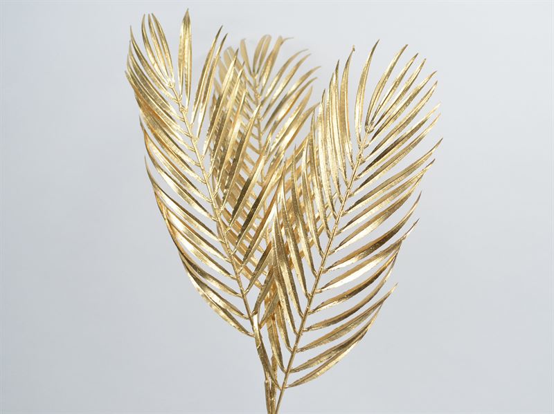 Deko Florale - palmeblad, guld, 67cm (1947-38)