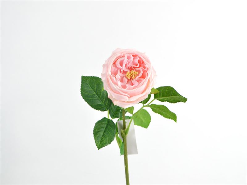 Rose, real touch, 59cm, pink 2621-09