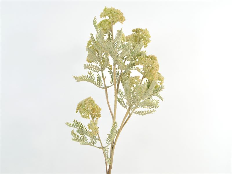 Kunstig gren med akacie blomster, 80cm (2661-28)