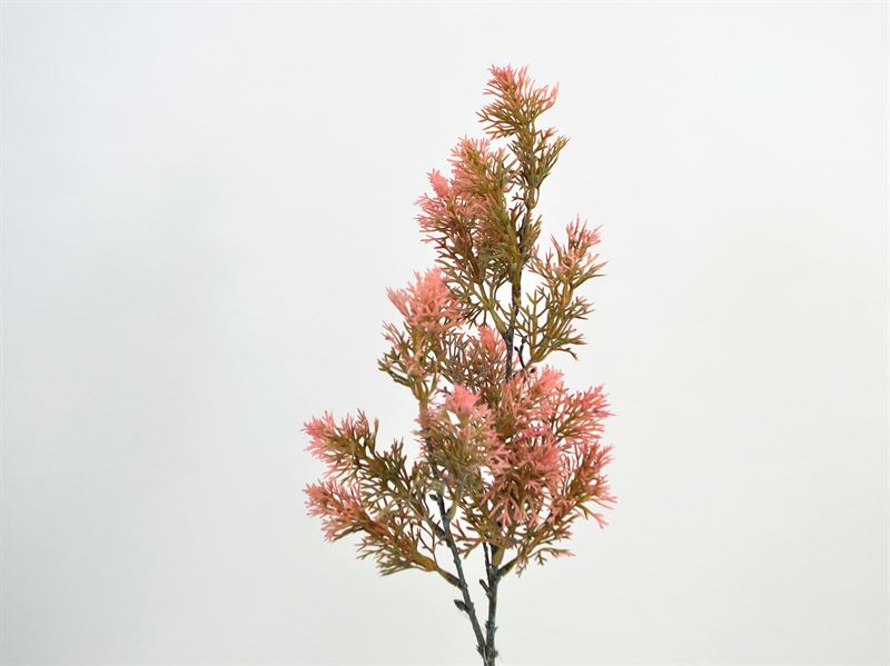 Kunstig Thistle leaf, 51 cm rød 2813-18