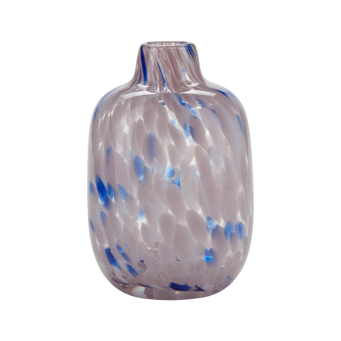 Bahne - Vase med malede prikker, 18 cm.