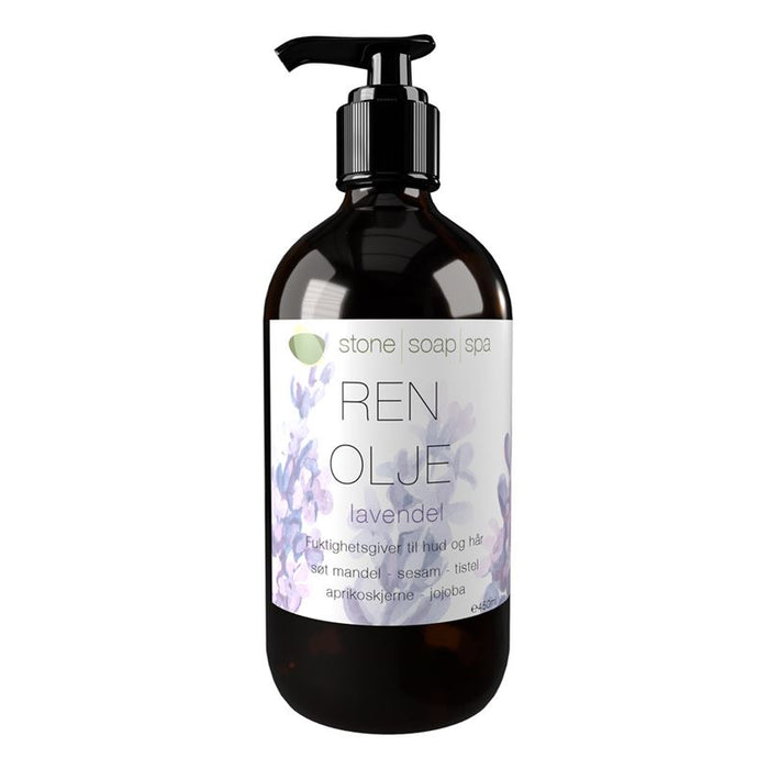 Stone Soap Spa - Ren Olie lavendel 450 ml