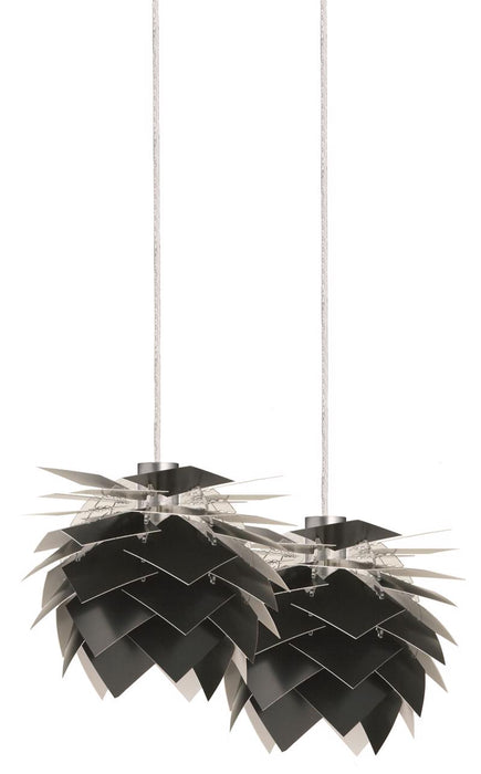Dyberg Larsen - Pineapple Lampesæt Ø18 cm. sort