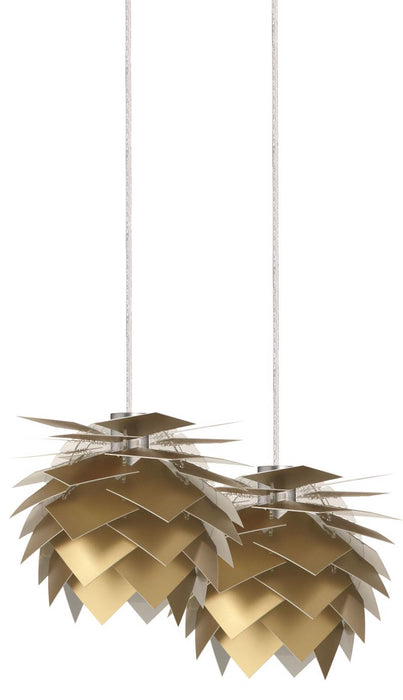 Dyberg Larsen - Pineapple Lampesæt Ø18 cm. guld