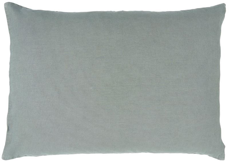 Ib Laursen - pudebetræk, hør, støvblå 50x70cm 6205-68