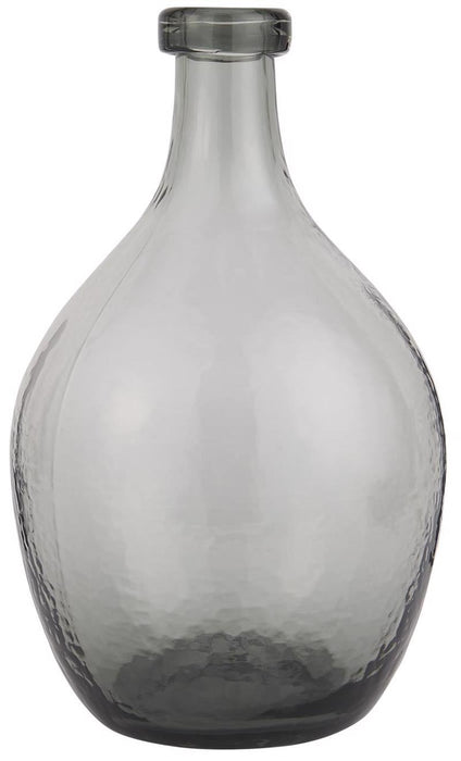 Ib Laursen - Glasballon, gråt glas, mundblæst, stor model