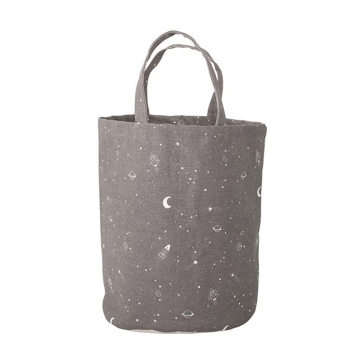 Bloomingville - Opbevaringspose, grå, bomuld