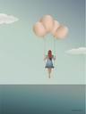 Vissevasse - Balloon dream, 50x70 plakat