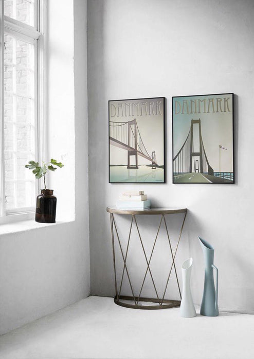 Vissevasse - storebæltsbroen, 50x70 plakat