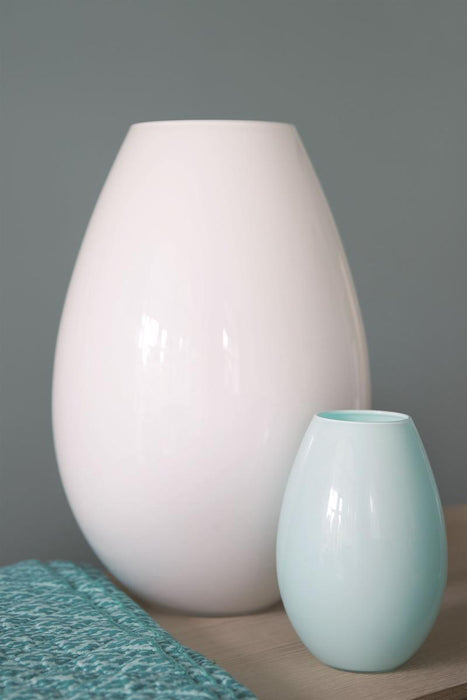Holmegaard - Cocoon vase hvid 20,5 cm