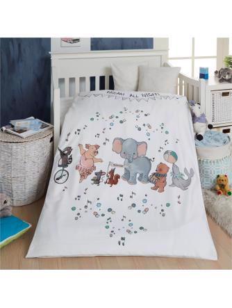 Mouse & Pen - Baby sengetøj, venner samlet