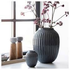 Kähler - Hammershøi H10 cm. Antracitgrå vase