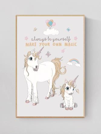Mouse & Pen - Unicorn Always be yourself A3
