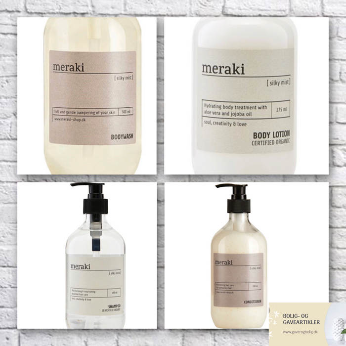 Meraki - basispakke krop/hår m/Silky mist