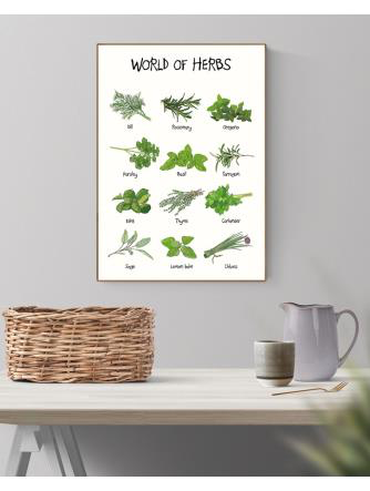 Mouse & Pen - World of Herbs A3