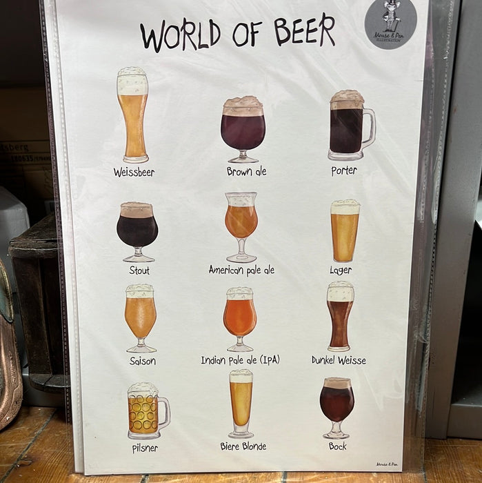 Mouse & Pen - World of beer A3