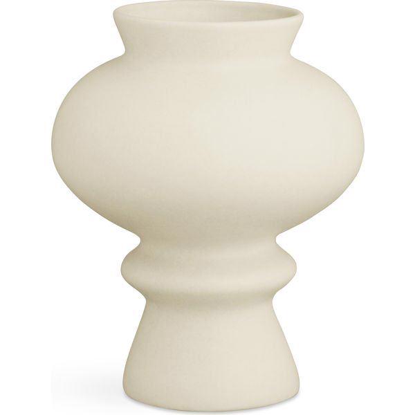 Kähler - Kontur vase, H: 23 cm. hvid