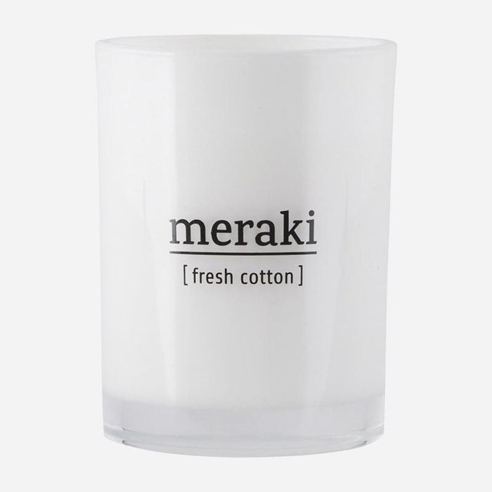 Meraki - duftlys, fresh cotton, stor