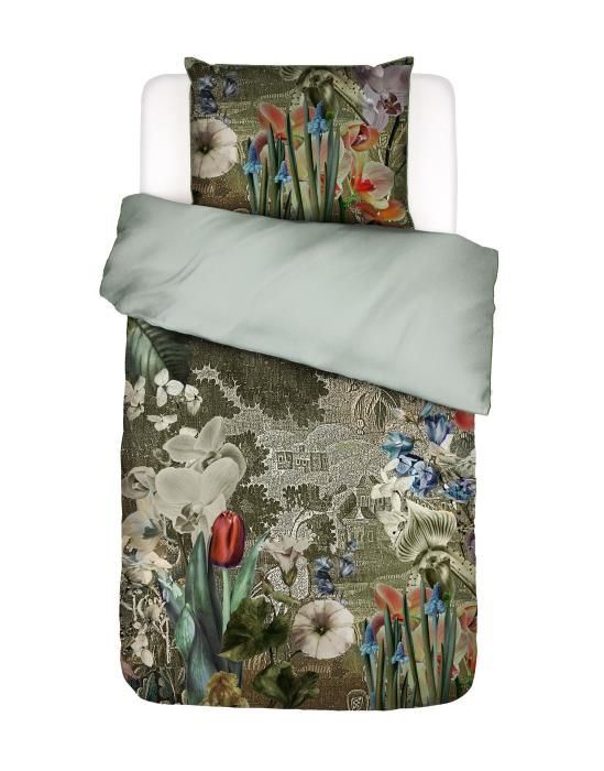 Essenza - Nadia, grønt sengetøj, 140 x 200