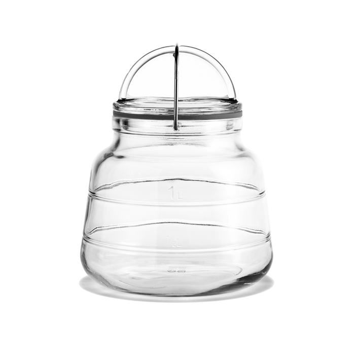 Holmegaard - Scala opbevaringsglas, 1,0 L.
