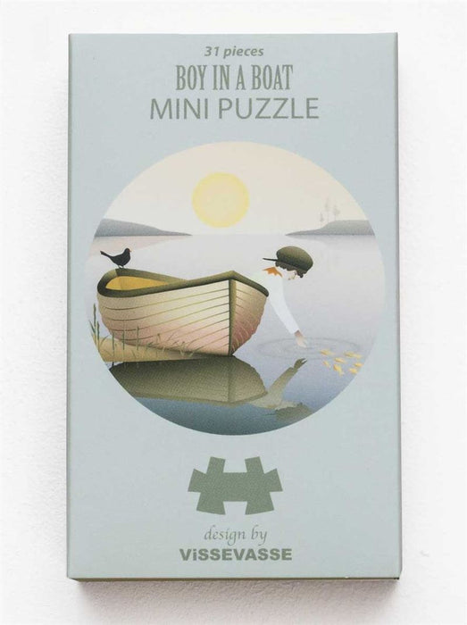 Vissevasse - Boy in a boat, mini puzzle